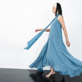 Halter-Neck Layered Dress