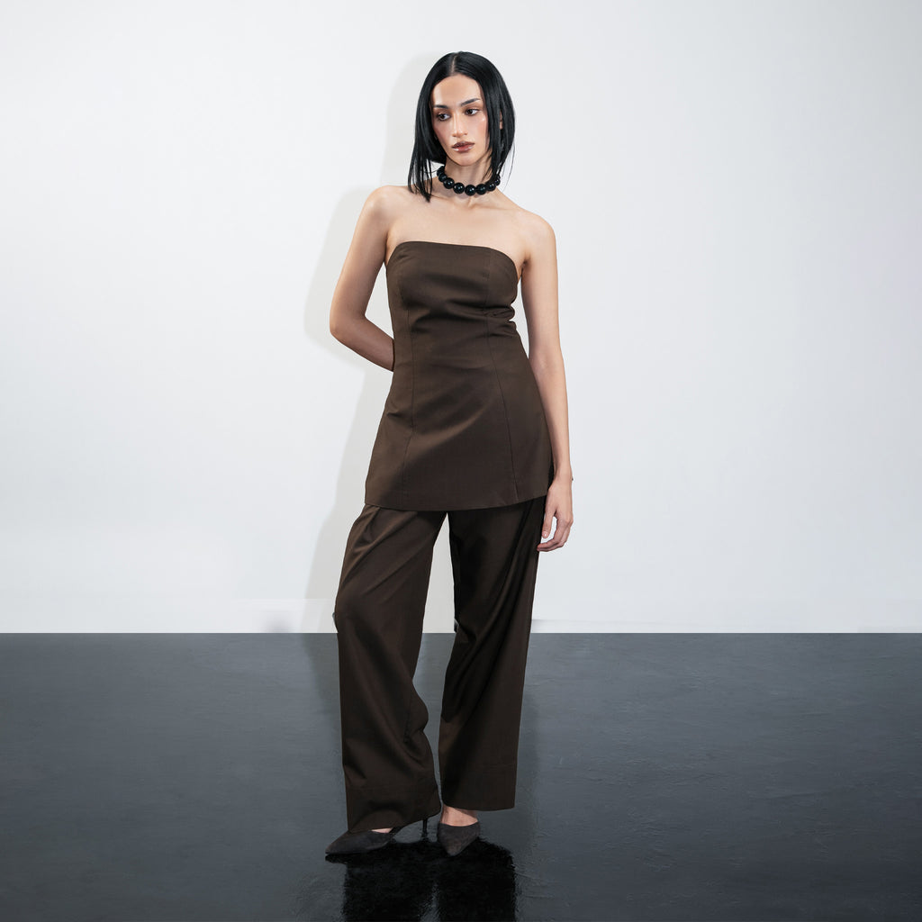 Tailored Strapless Set