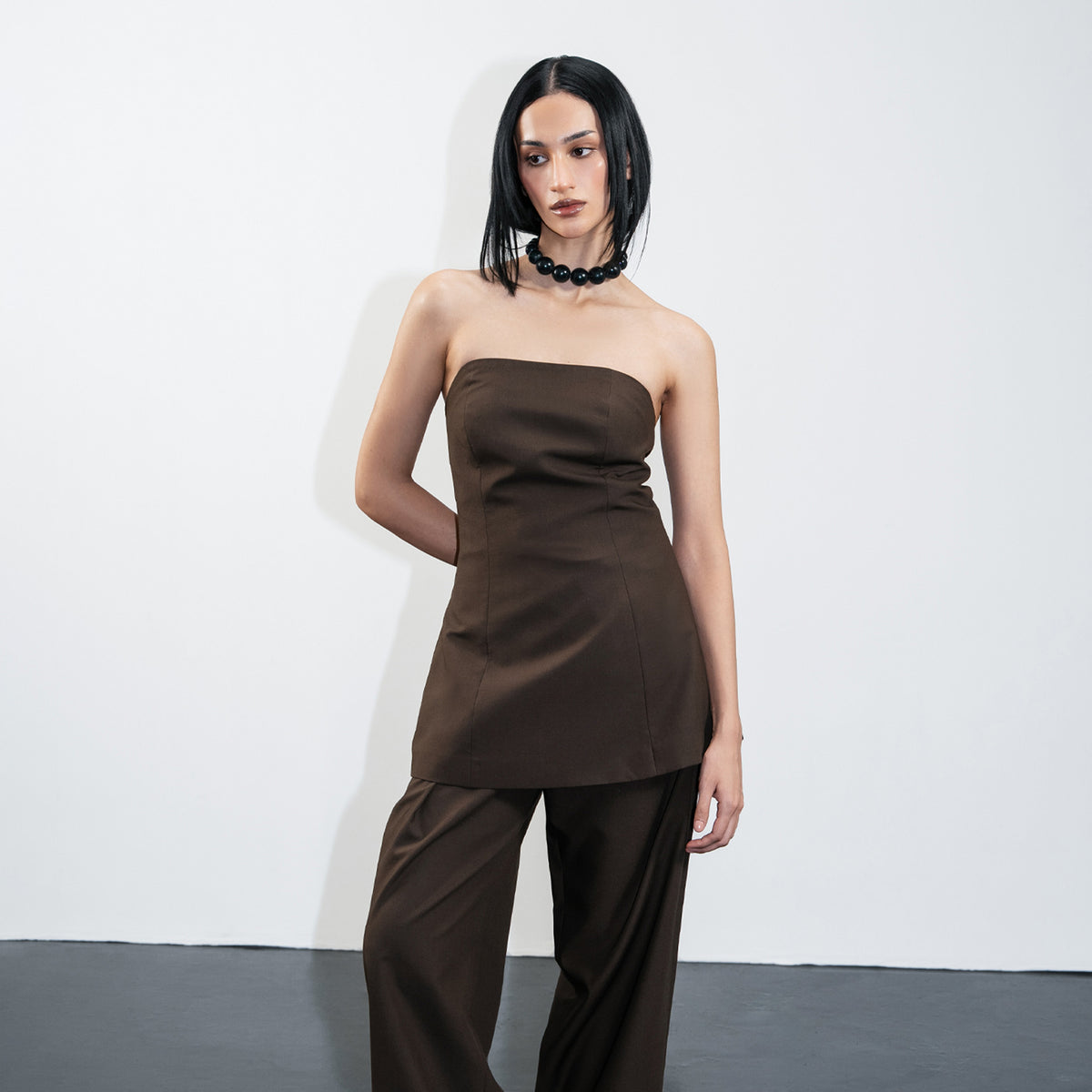 Tailored Strapless Set