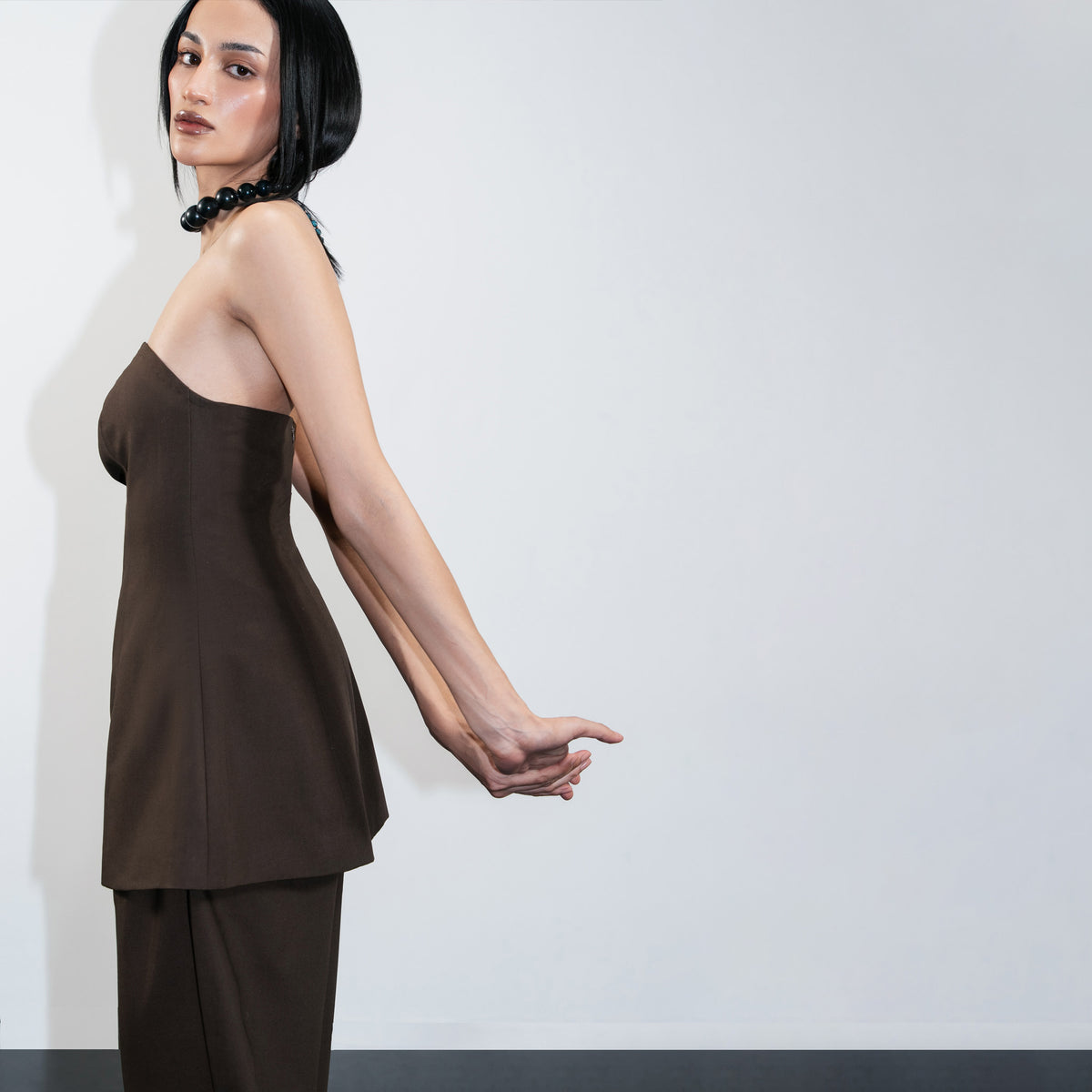 Tailored Strapless Set